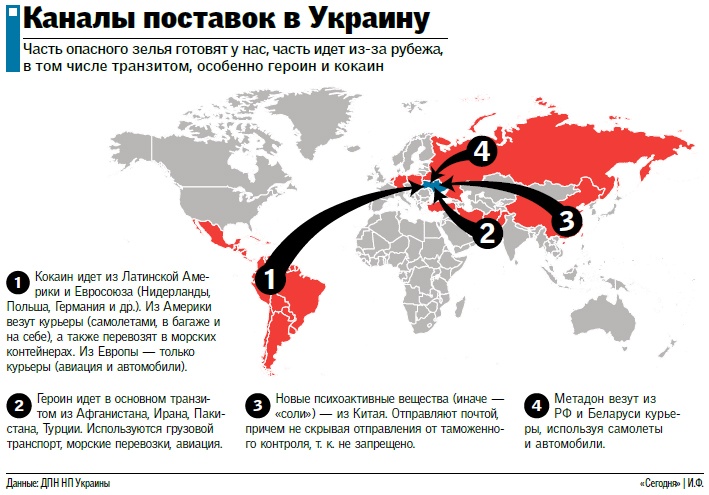 Карта поставок оружия в украину